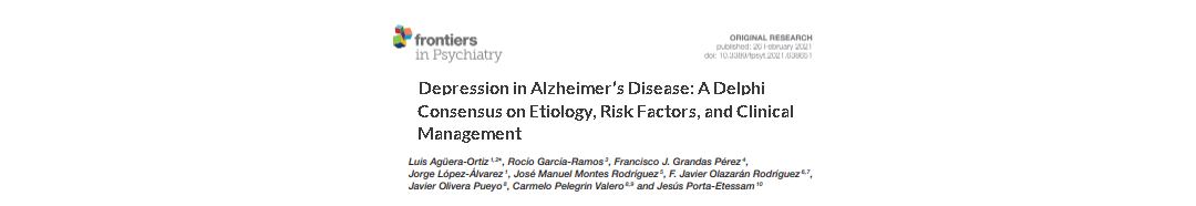 Depression in Alzheimer’s Disease: A Delphi Consensus on Etiology, Risk Factors, and Clinical Management