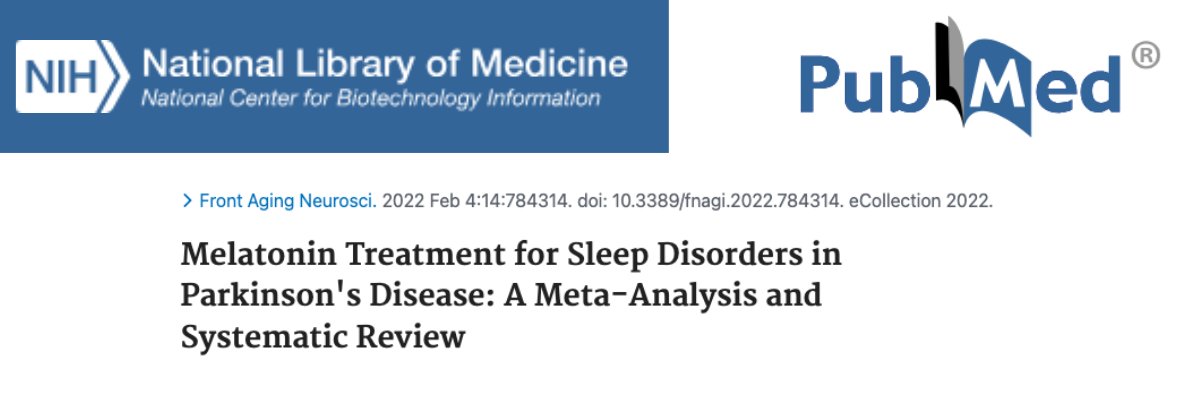 Melatonin Treatment for Sleep Disorders in Parkinson’s Disease: A Meta-Analysis and Systematic Review